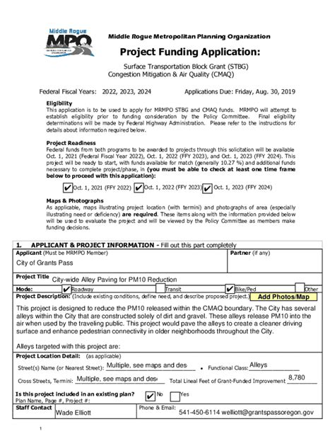 Fillable Online Congestion Mitigation And Air Quality Program Usc