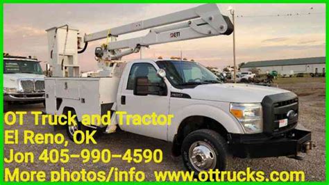 Ford F 350 4wd 38ft Insulated Work Height Eti Bucket Truck 6 2l Gas