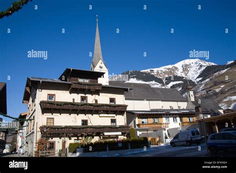 Rauris Austria Eu January Alpine Style Buildings And The Church On The