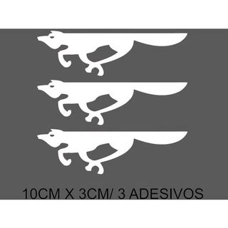 Kit Adesivos Emblema Raposa Vw Fox Crossfox Spacefox Shopee Brasil