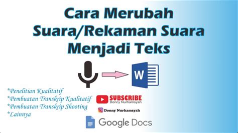 Mengubah Rekaman Suara Menjadi Teks Online