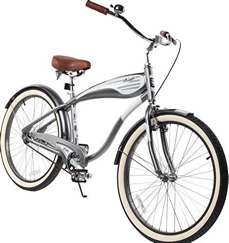 Columbia Superb 5 Star 26 Inch Mens Retro Beach Cruiser Bike Grey