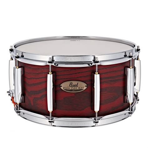 Pearl Session Studio Select X Snare Drum Scarlet Ash Na