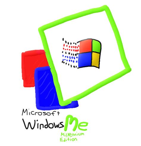 Microsoft Windows Me Millennium Edition Logo By Joeyhensonstudios On