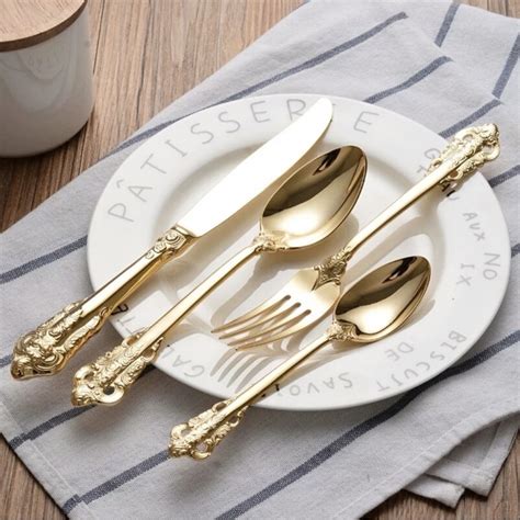 Jual Royal Vintage Cutlery Set Alat Makan Mewah Sendok Makan Set