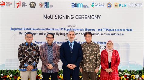 Pupuk Indonesia Gandeng Perusahaan Jerman Kembangkan Green Hydrogen Dan