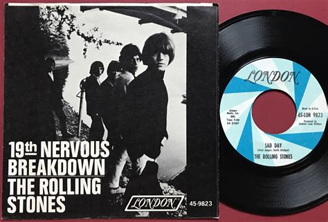 Nostalgipalatset - ROLLING STONES - 19th nervous breakdown USA PS 1966