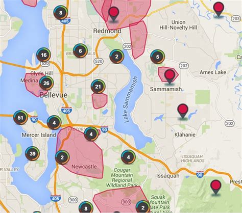 Puget Sound Energy Outage Map Bellingham