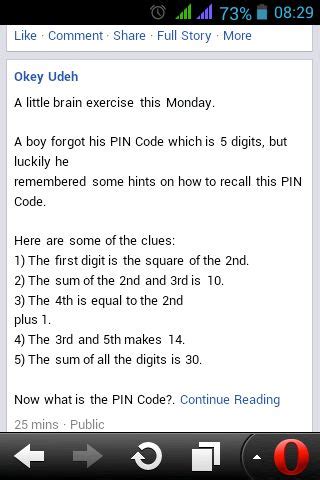 Monday Morning Brain Teaser. - Forum Games - Nigeria