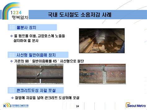 도시철도 소음현황과 소음저감 사례 서울메트로 김효산 차장 송정석닷컴