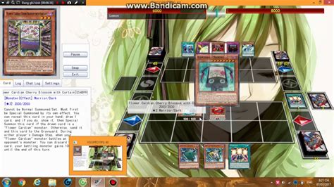 [ygopro]duel And Decklist Flower Cardian It S Cardian Spam Time Youtube