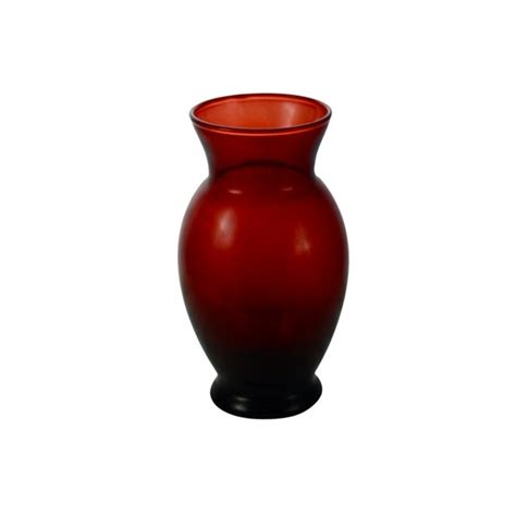 Ruby Red Glass 6” Vase Chairish