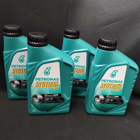 Kit 4 Litros De Oleo 15w40 Petronas Syntium 500 Mineral