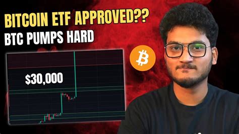 Btc Pumps To Etf Approved Live Crypto Market Update Youtube