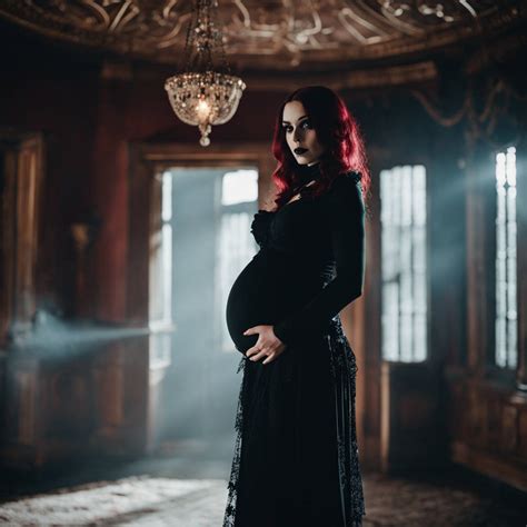 Pregnant Goth Girl In A Haunted House By Darththeo On Deviantart