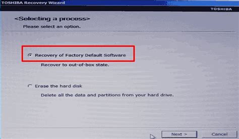 Toshiba Recovery Disk Factory Reset On Windows Vista Xp