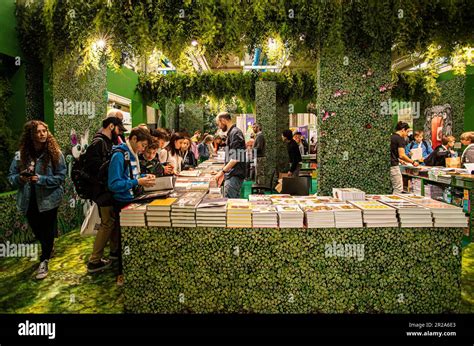 Italy Piedmont Turin Lingotto Fair Salone Del Libro Di Torino