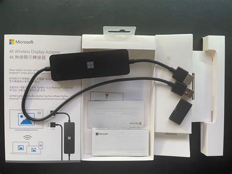 New Microsoft 4K Wireless Display Adapter, Computers & Tech, Parts & Accessories, Cables ...