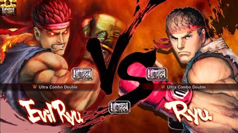 ULTRA STREET FIGHTER IV EVIL RYU VS RYU CPU VS CPU YouTube