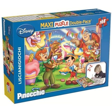 Puzzle Maxi Double Face Disney Pinocchio Pezzi