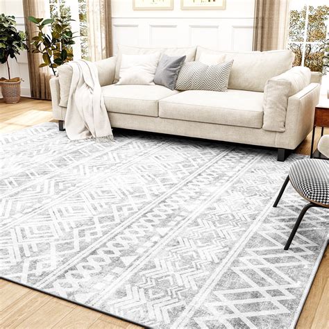 SIXHOME 4'x6' Area Rugs for Living Room Washable Rugs Boho Large Area