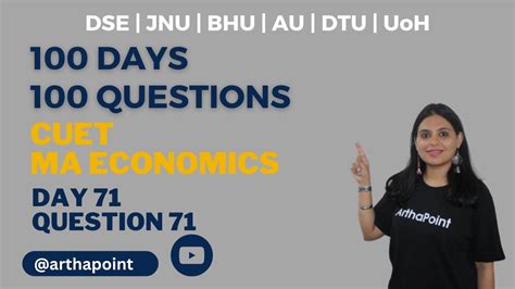 COQP10 CUET MA Economics 2023 CUET PG Economics CUET MA Economics