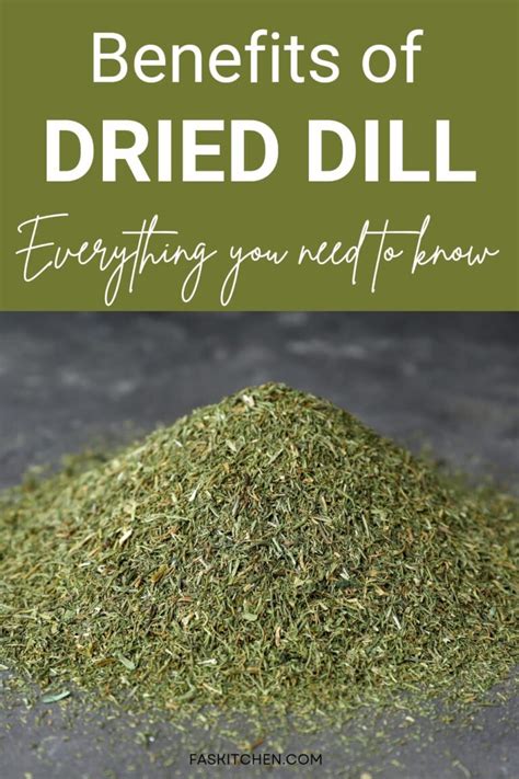 Dried Dill 101: Nutrition, Benefits, How To Use, Buy, Store | Dried ...