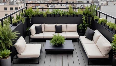 Explore The Beauty Of Black Rooftop Balconies Inspiring Design Ideas