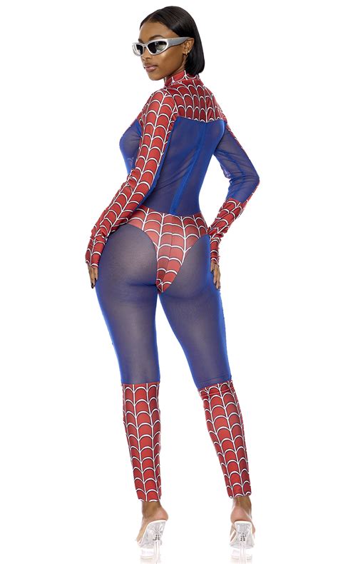 Adult Comic Spiderweb Hero Women Costume | $69.99 | The Costume Land