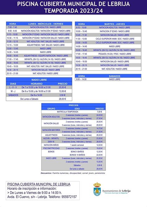 Abierto el plazo de inscripciones para la temporada 2023/2024 de la