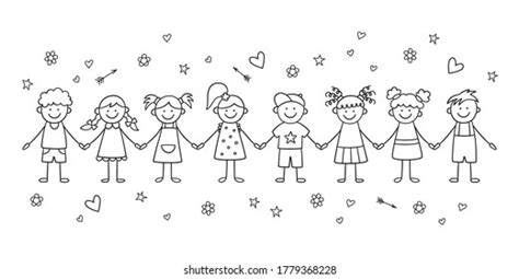 Kids Holding Hands Clipart Photos, Images and Pictures