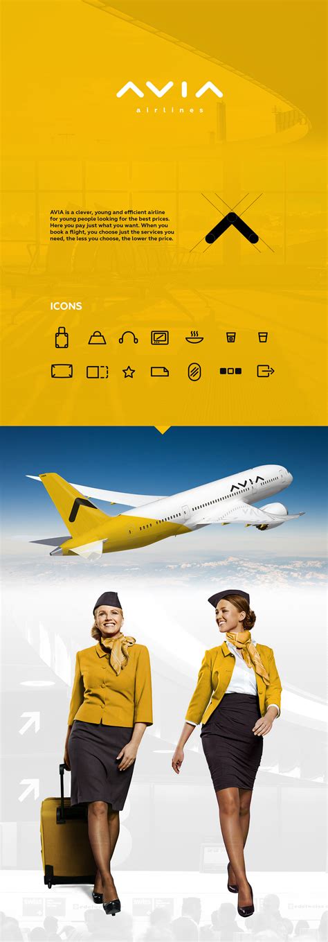 Avia Airlines Branding Project On Behance