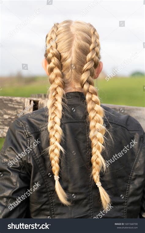 Blonde Braid Pigtails