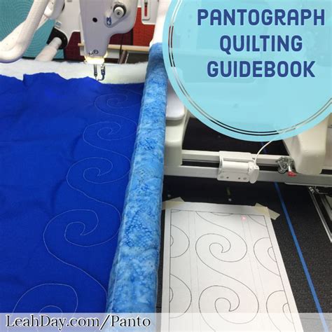 Pantograph Quilting Basics Tutorial Free Motion Quilting Project With