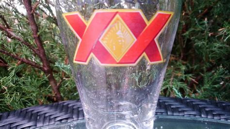 Cerveza Dos Equis Collectible Beer Glass Barware Glass Etsy