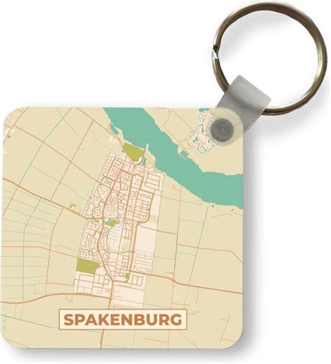 Sleutelhanger Uitdeelcadeautjes Plattegrond Spakenburg