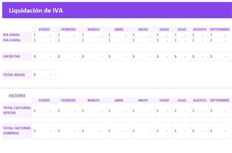 Plantilla Excel Liquidaci N De Iva Descarga Gratis