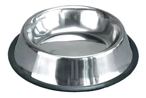 Comedouro Aço Inox 480 Ml Cães E Gatos MercadoLivre