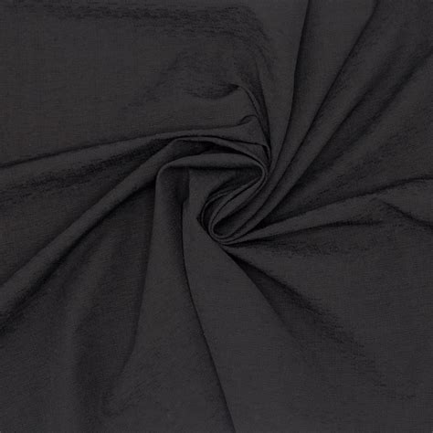 Extensible fabric - plain black