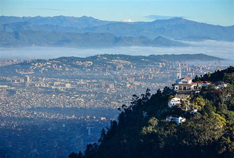 Aerial View Of The City Of Bogota Stock Photo Download Image Now Istock