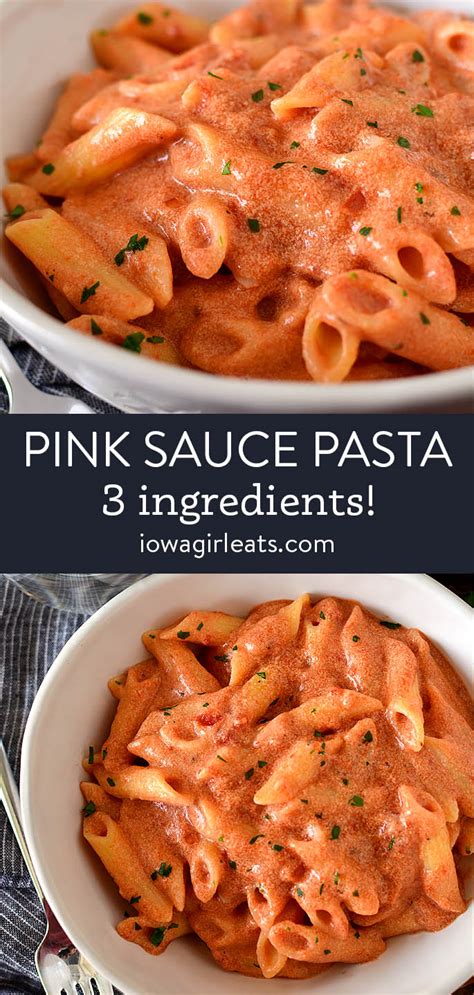 Pink Sauce Pasta - Easy + 3 Ingredient Pasta Recipe