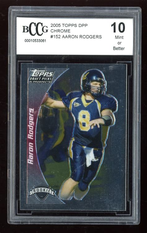 Aaron Rodgers 2005 Topps Draft Picks And Prospects Chrome 152 BCCG 10