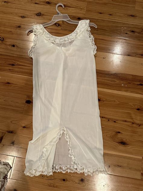 Vintage Leonora Nightgown Set Peignoir Ivory Bridal R Gem