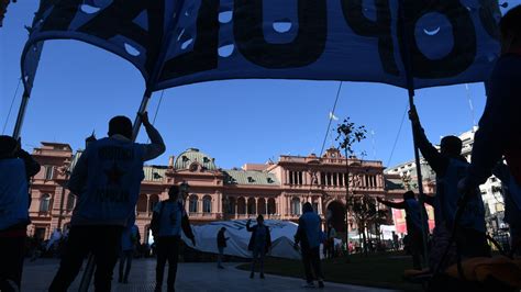 La Marcha Federal Piquetera Cerr Su Acto En Plaza De Mayo El Cronista