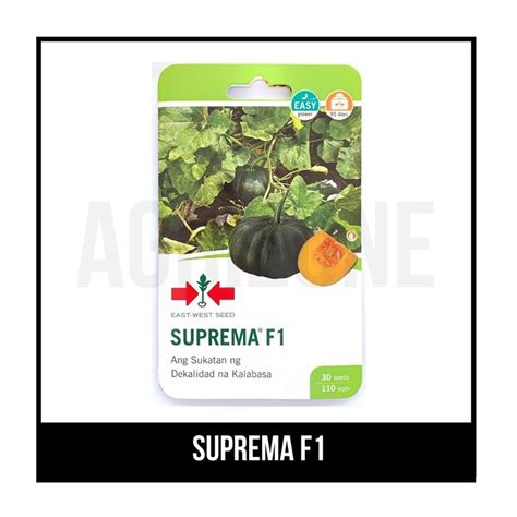 East West Seeds Suprema F Squash Kalabasa Seeds Shopee Philippines