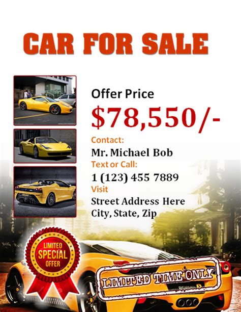 Car Sales Flyer Templates | 10+ Free Word, PPT & PDF Formats