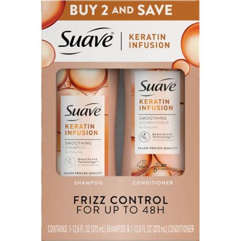 Suave Professionals Keratin Infusion Smoothing Shampoo And Conditioner