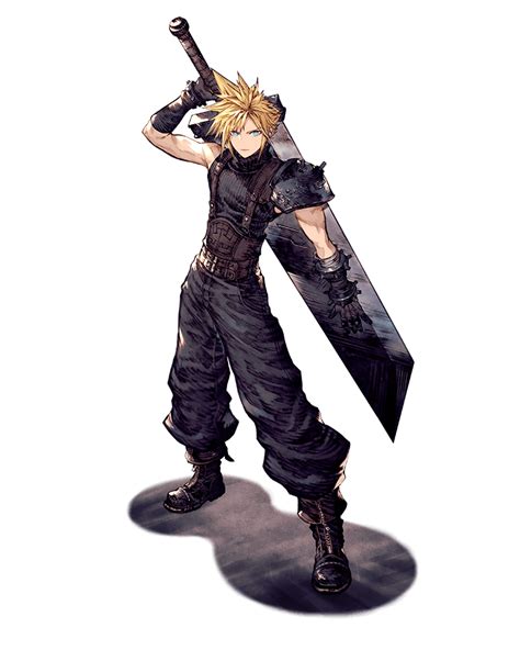 Official Tifa And Cloud Illustrations From War Of The Visions Final