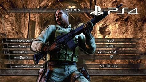 No Mercy Prison 2 053 158 Josh Bsaa Resident Evil 5 Ps4 Mercenaries United Youtube