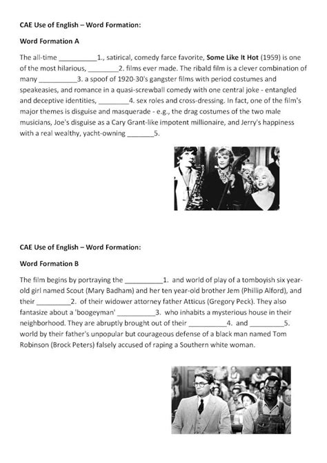 PDF CAE Use Of English Word Formation Word Formation